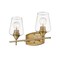 Z-Lite Joliet 2 Light Vanity, Olde Brass & Clear 473-2V-OBR - alternate 5